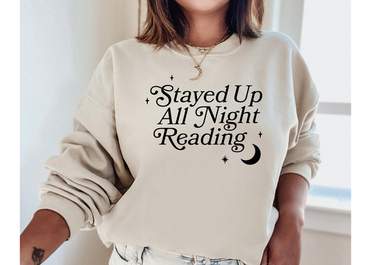 Stayed Up All Night Reading Crewneck