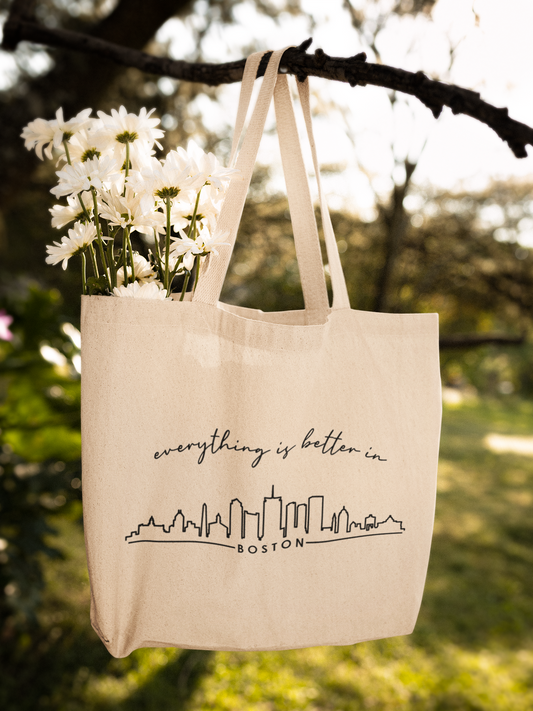 Everything is Better in Boston - It Ends With Us Zipper Tote Bag