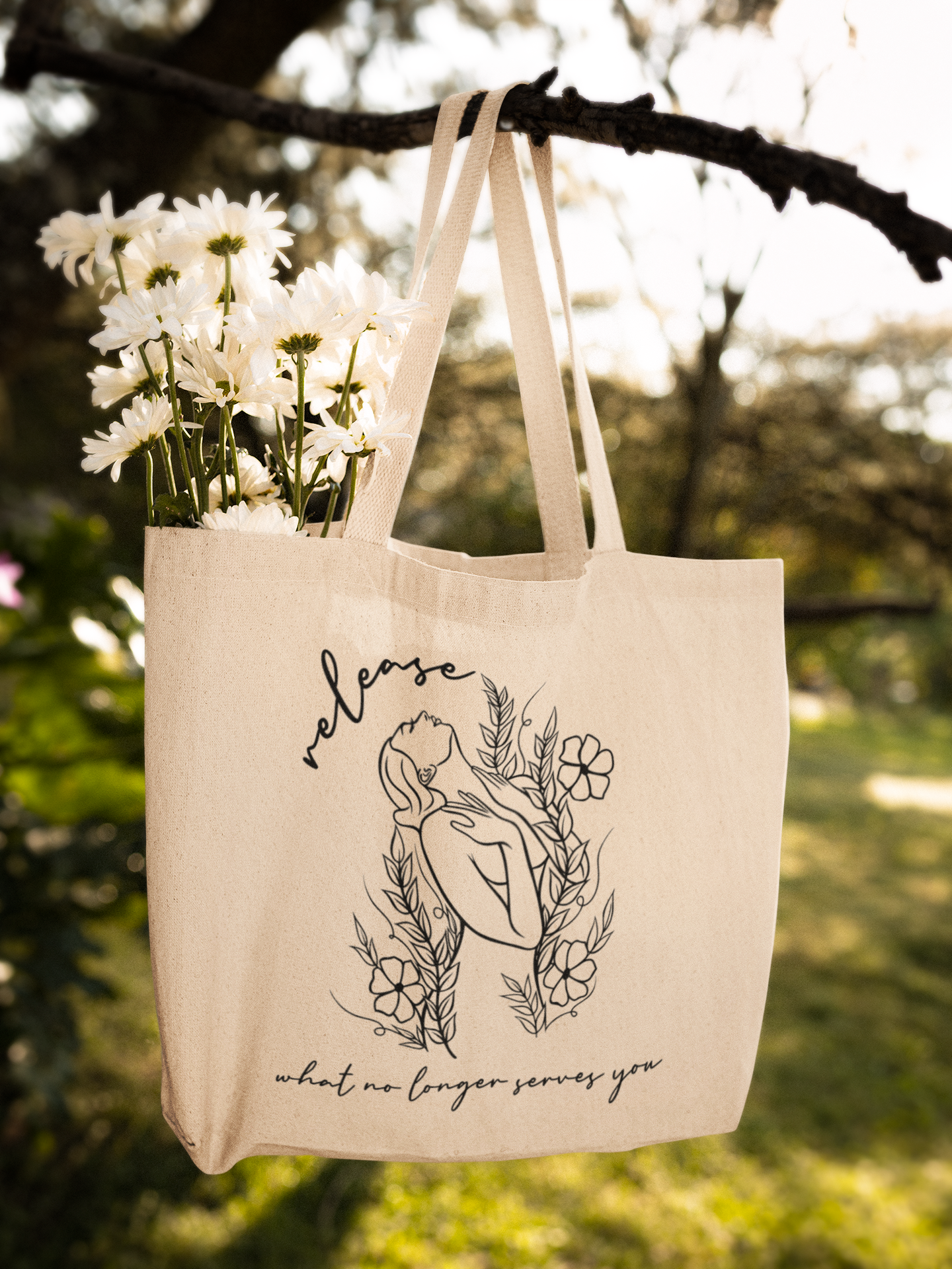 Release What No Longer Serves You Women Zipper Tote Bag