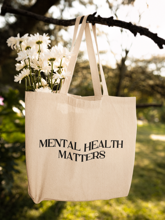 Mental Health Matters Zipper Tote Bag