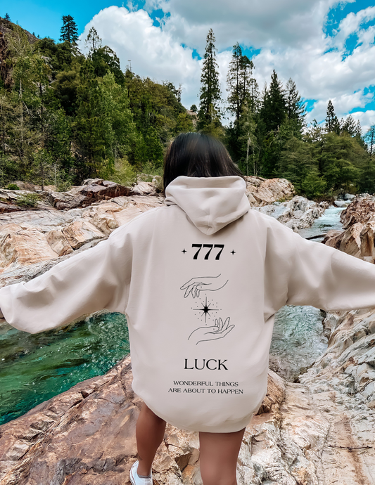 777 Angel Number Hands Hoodie