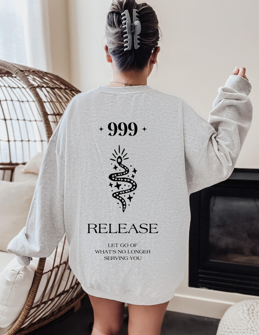 999 Angel Number Snake Crewneck