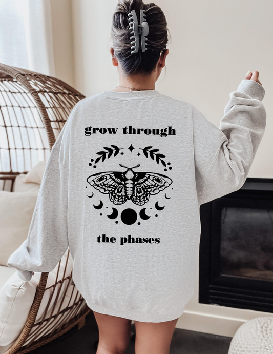 Grow With the Phases Crewneck