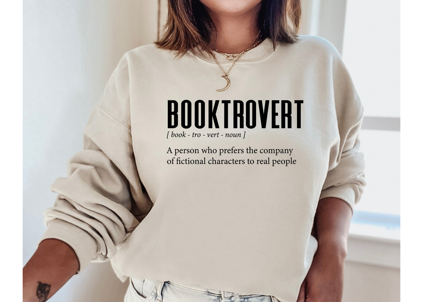 Booktrovert Definition Crewneck