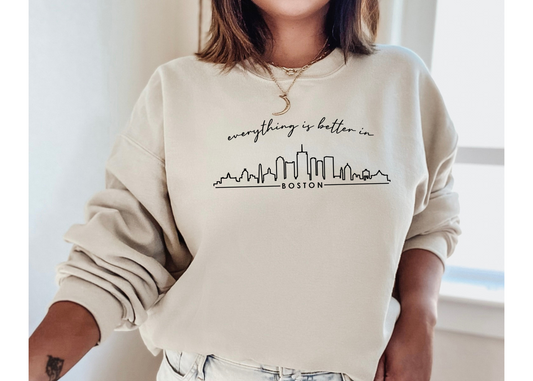 Everything is Better in Boston - It Ends With Us Crewneck