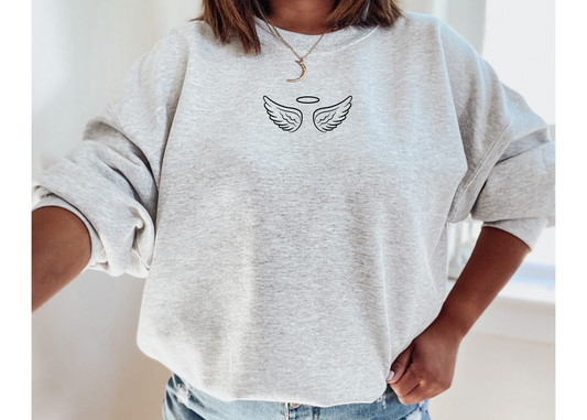 666 Angel Number Lotus Crewneck
