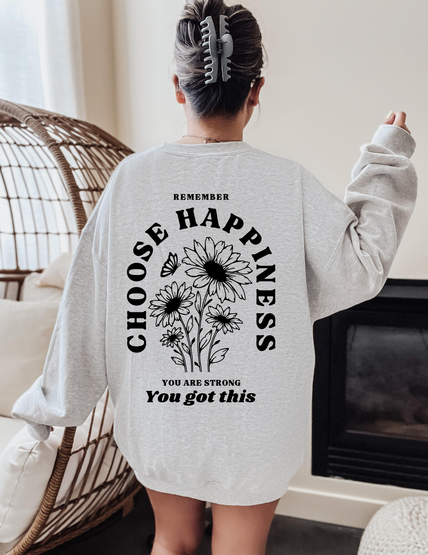 Choose Happiness Crewneck