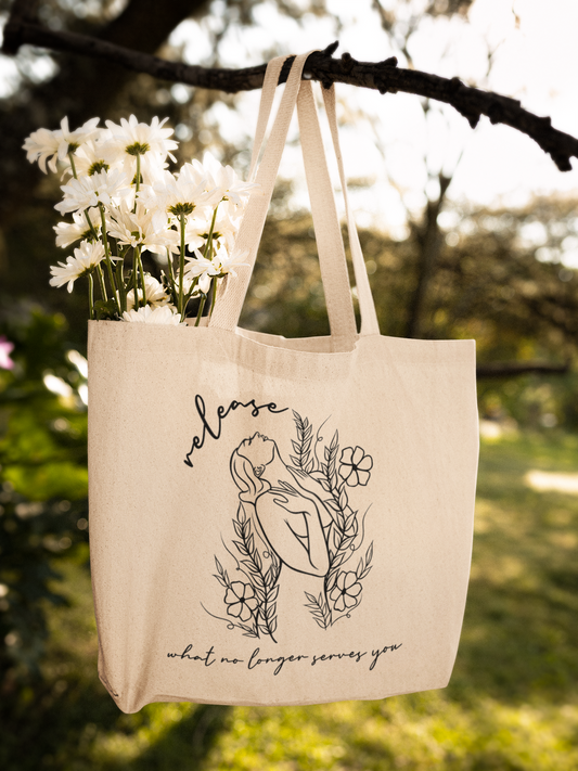 Release What No Longer Serves You Women Zipper Tote Bag